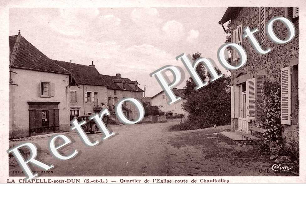Quartier de l&#039;eglise route de Chauffailles
