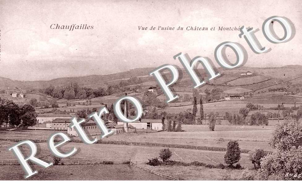 Vue de l'Usine du Chateau et Montcherie