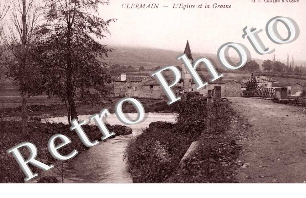 L&#039;eglise et la Grosne