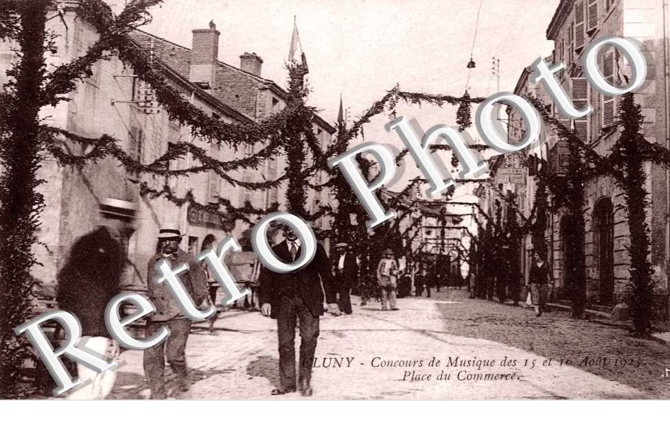  Concours de musique des 15 et 16 aout 1925 - Place du commerce