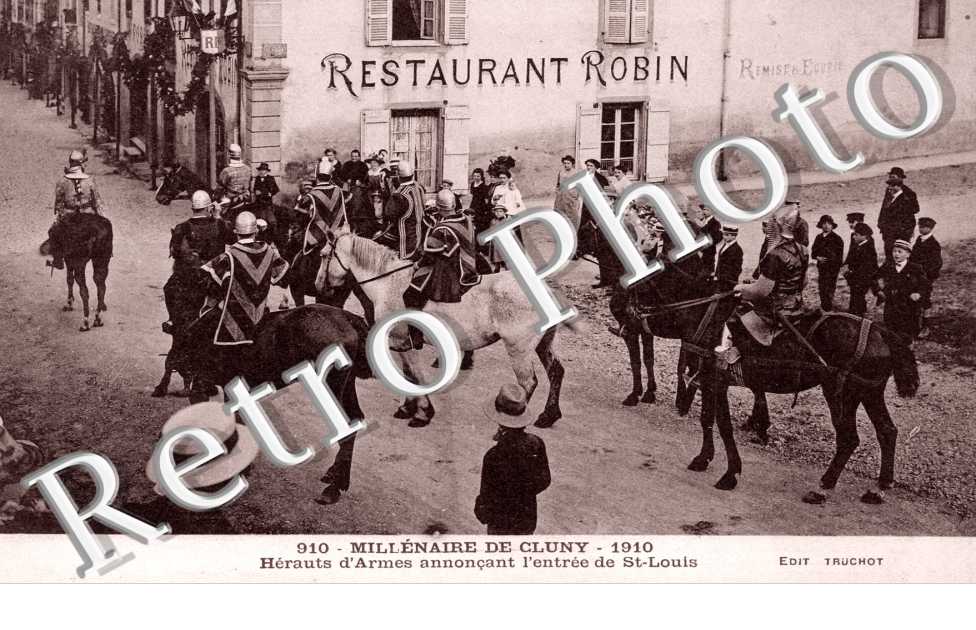Milinaire de Cluny - 1910 - restaurant Robin