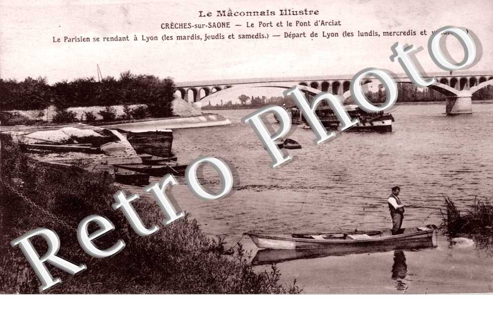 Le Port et le Pont d&#039;Arciat