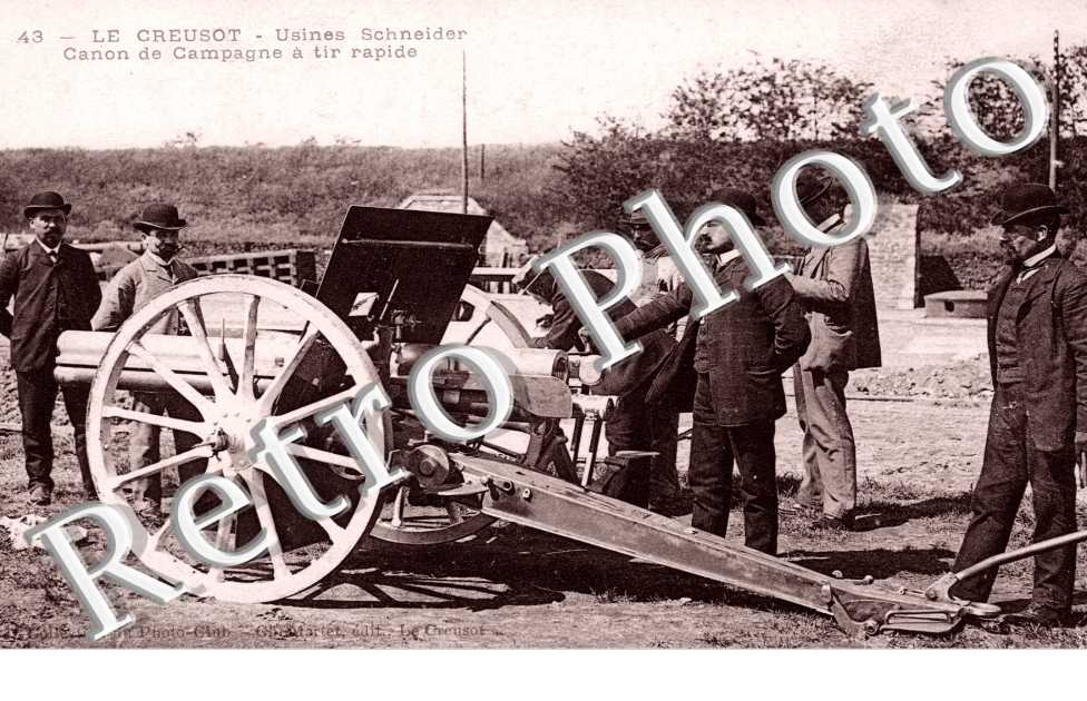 Usine Schneider - Canon sz Campagne à Tir Rapide
