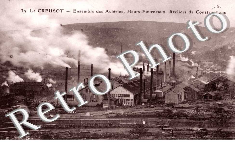 Ensemble des Acieries - Hauts fourneaux - Ateliers de construction