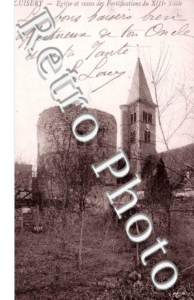 l&#039;eglise et restes de fortifications