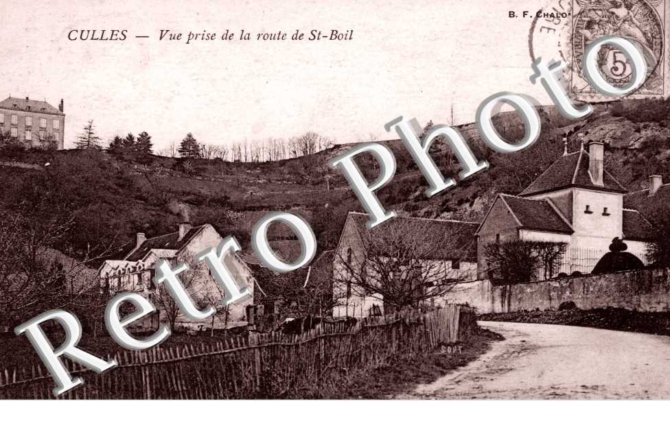 Vue prise de la Route de Saint-Boil