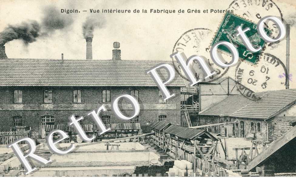 Vue intérieure de la Fabrique de Grès et Poteries