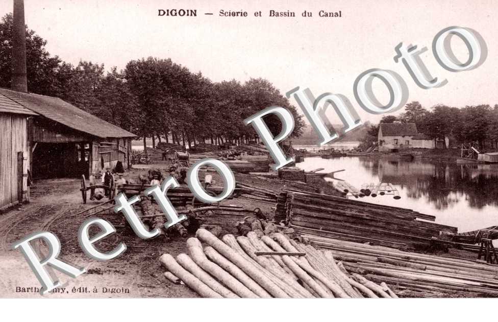 Scierie et Bassin du Canal