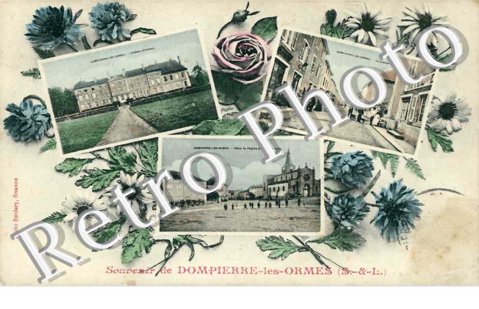 Le Château - Une rue - Place et Eglise