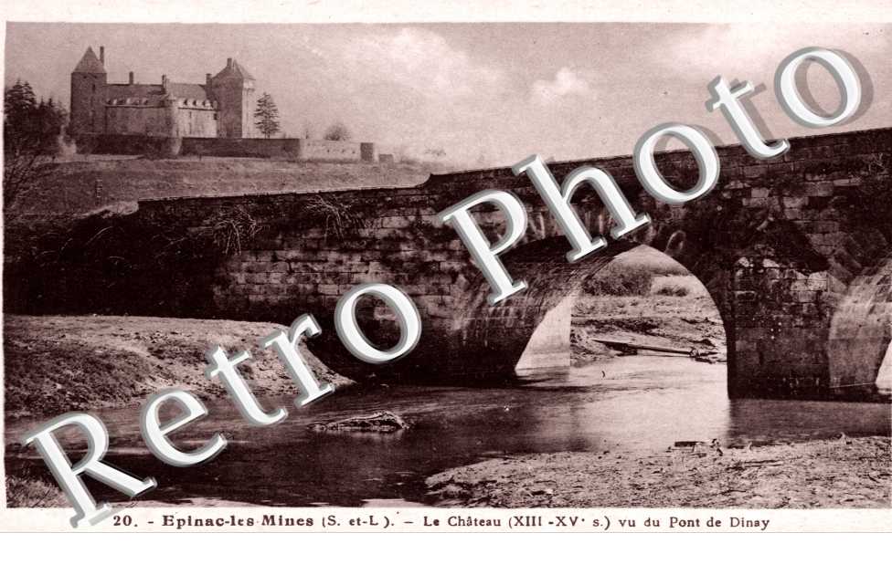 Le Chateau et Pont de Dinay