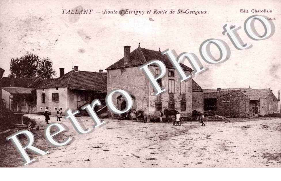 Tallant -  route d&#039;Etrigny et route de saint-genoux