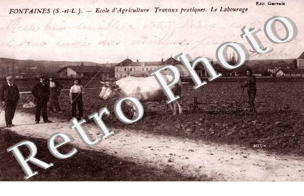 Ecole d&#039;Agriculture, le Labourage