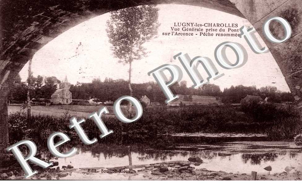 Vue generale prise du Pont sur l&#039;Arconce