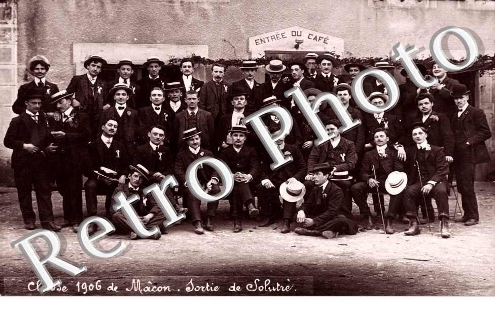 Classe 1906 de Macon, Sortie de Solutre