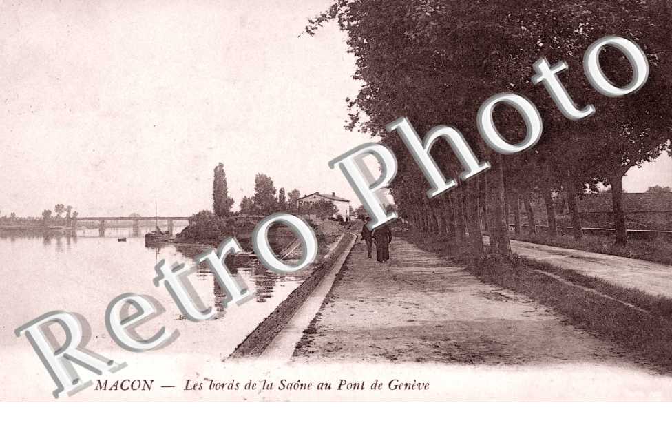 les Bords de la Saone au Pont de Geneve