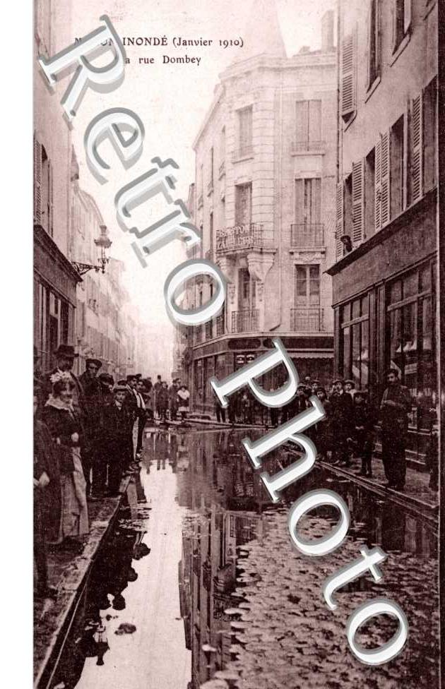la Rue Dombey Inondations janvier 1910