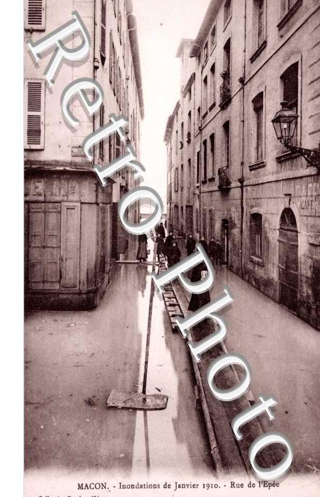 Rue de l'Epee, Inondations de Janvier 1910