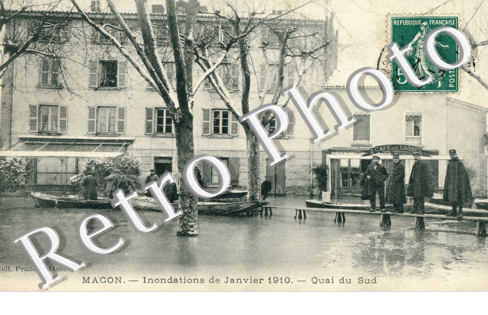 Quai du Sud, Inondations de Janvier 1910