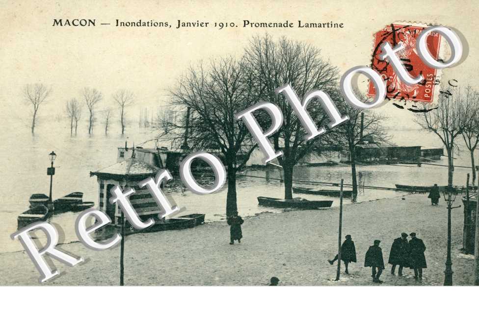 Inondations Janvier 1910, Promenade Lamartine
