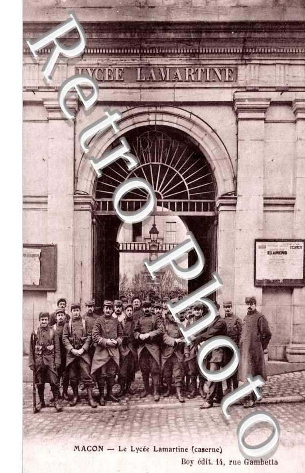 le Lycee Lamartine, Caserne