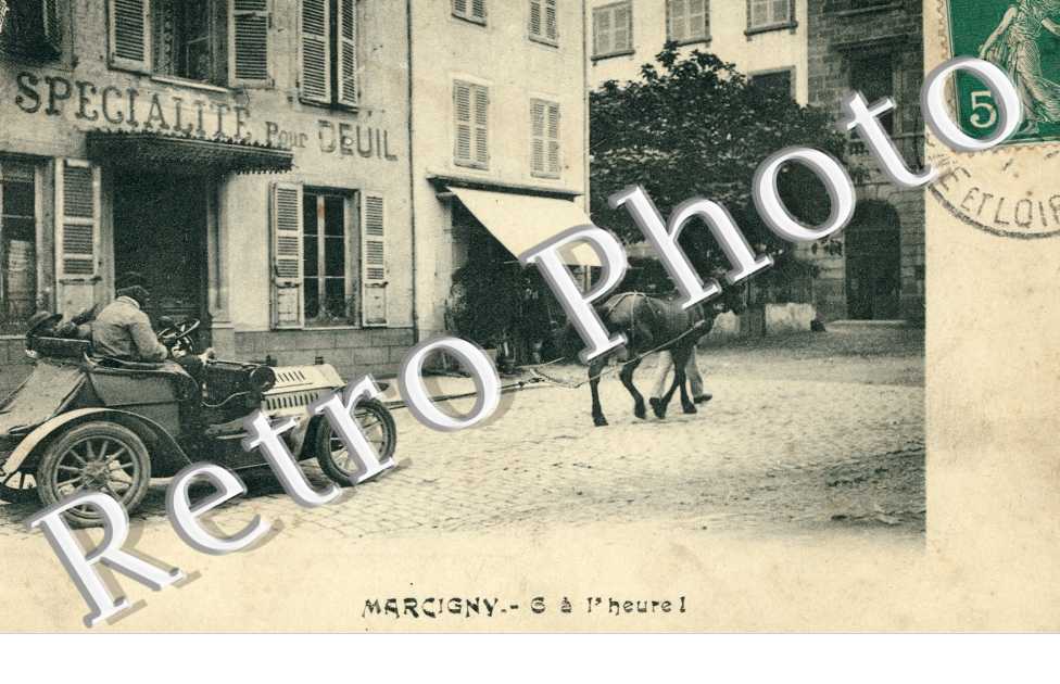 Attelage cheval et automobile !