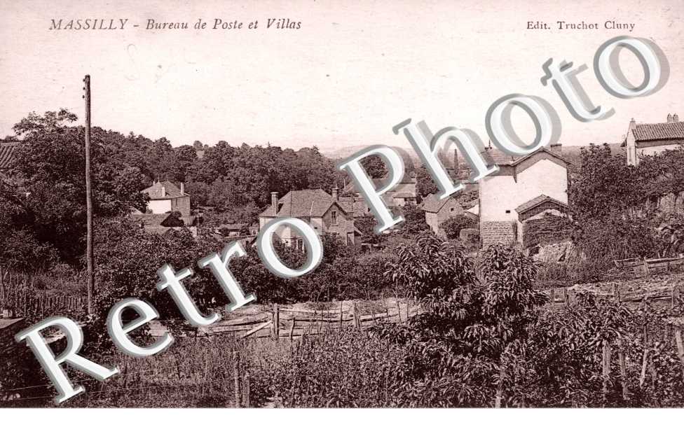 bureau de poste et villas