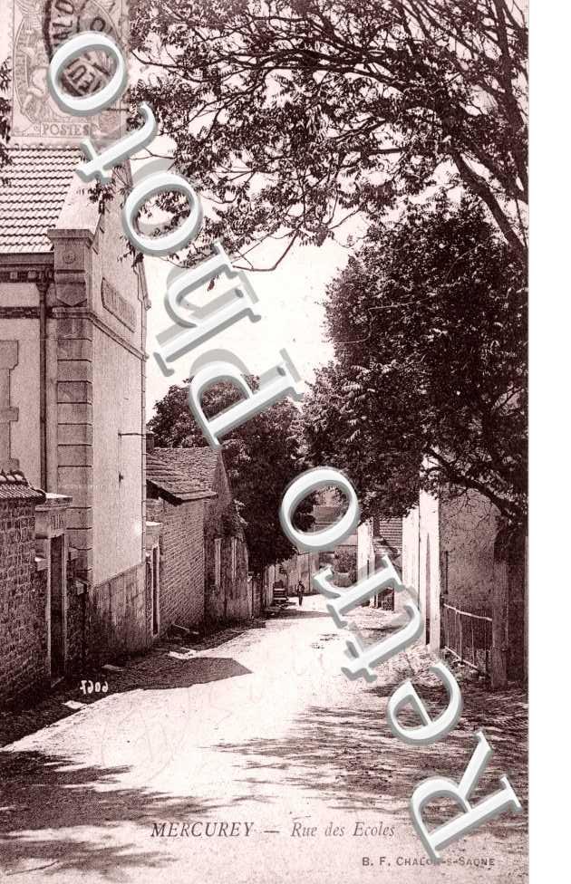 Mercurey Rue des ecoles