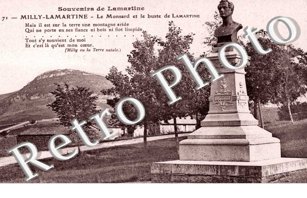 Le Monsard et le buste de Lamartine