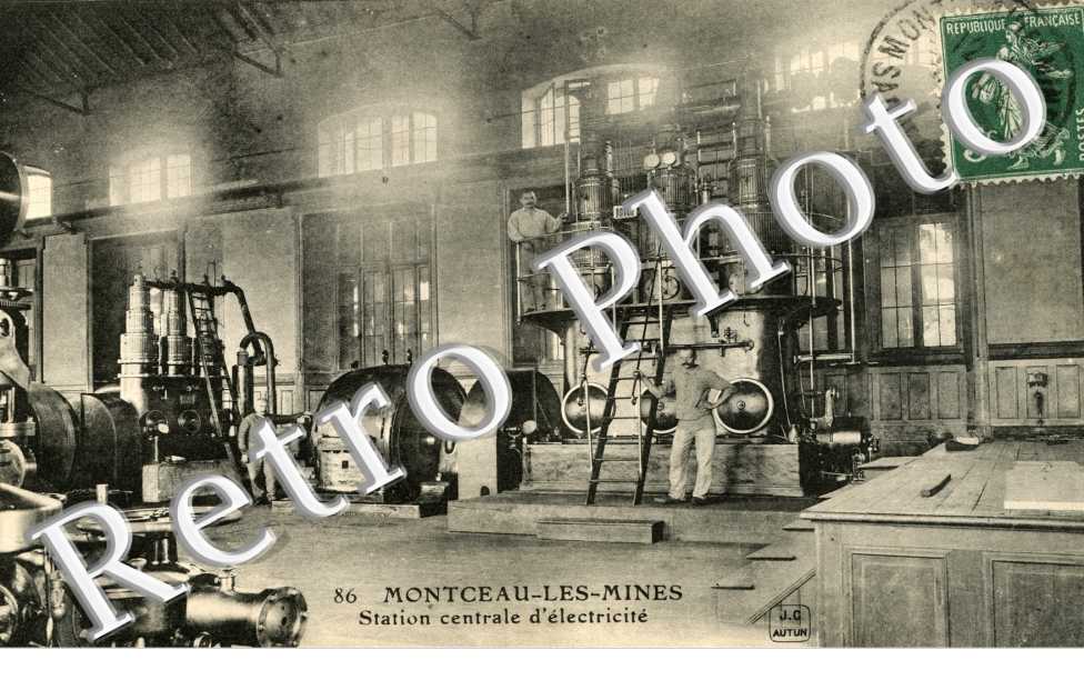 Station centrale d'electricite