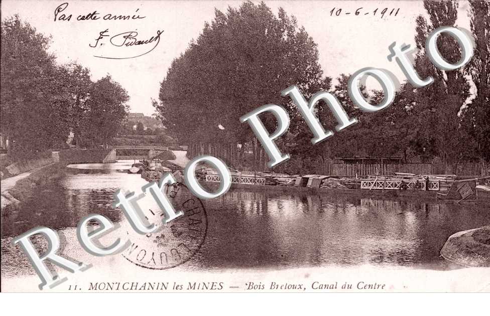 Bois Breloux, Canal du Centre