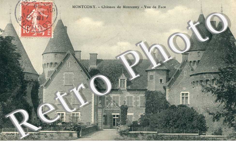 Chateau de Montcony - vue de face