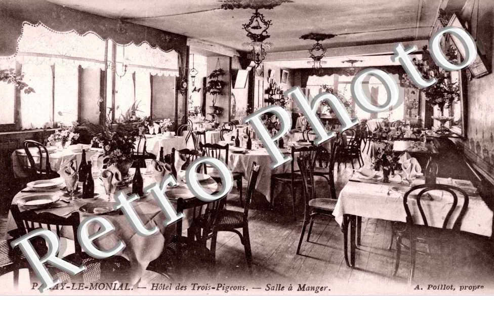 Hotel des trois pigeons La salle a manger