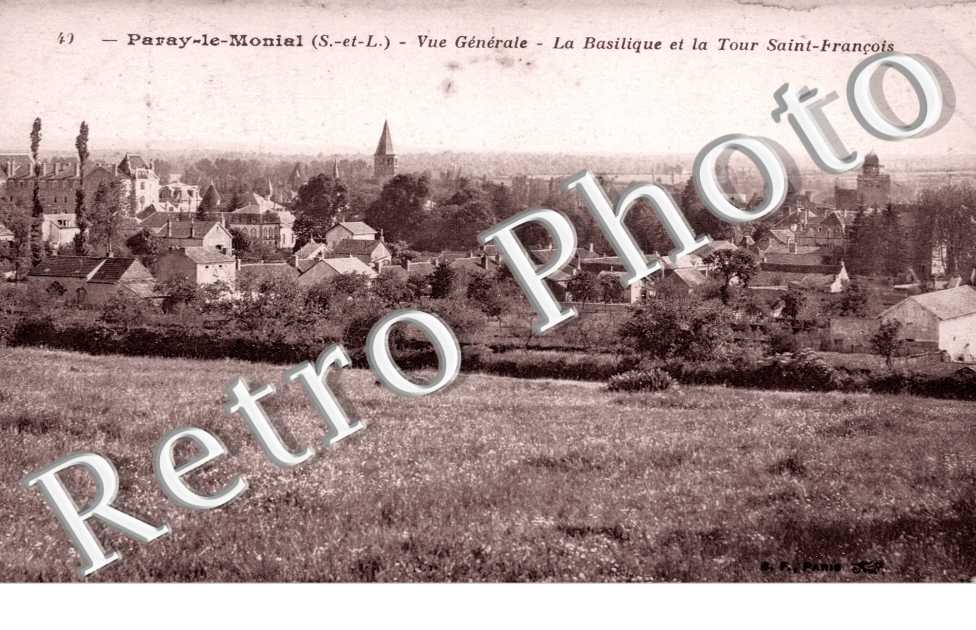 vue generale la basilique et la tour st francois