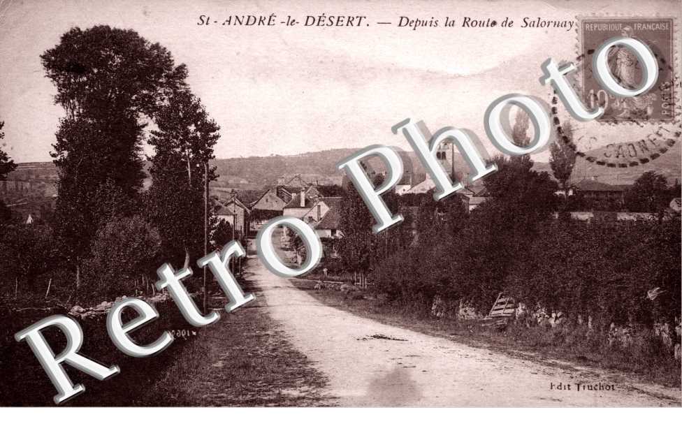 depuis la route de Salornay