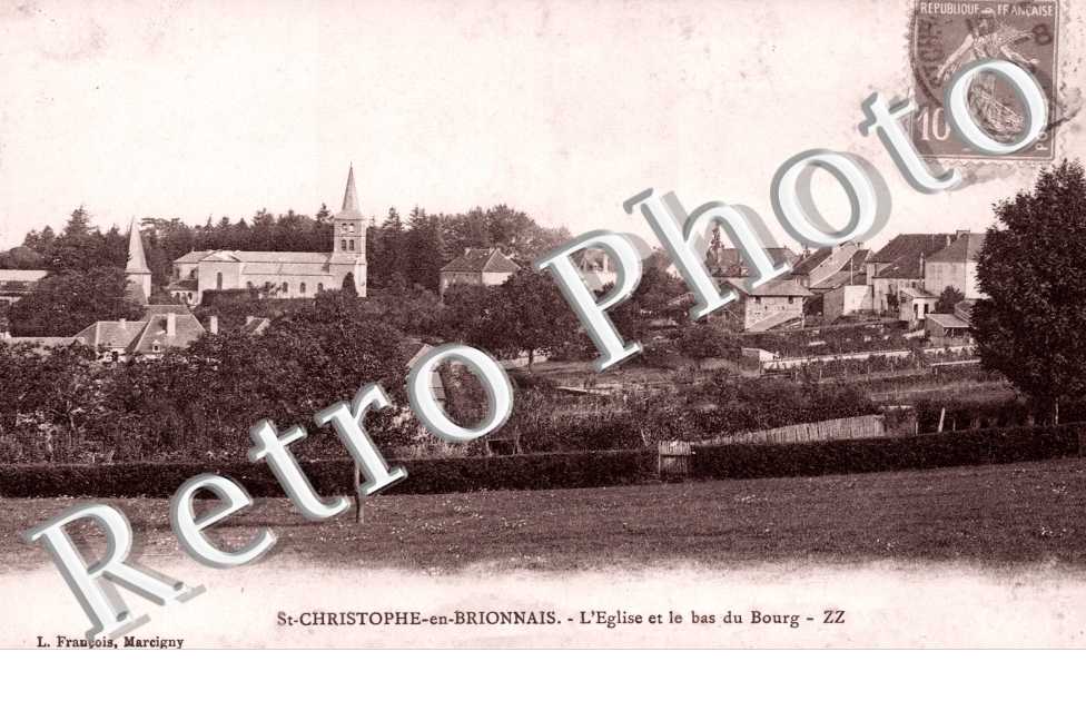 l&#039;eglise et le bas bourg