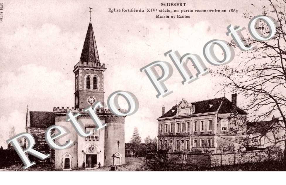 eglise mairie et ecoles