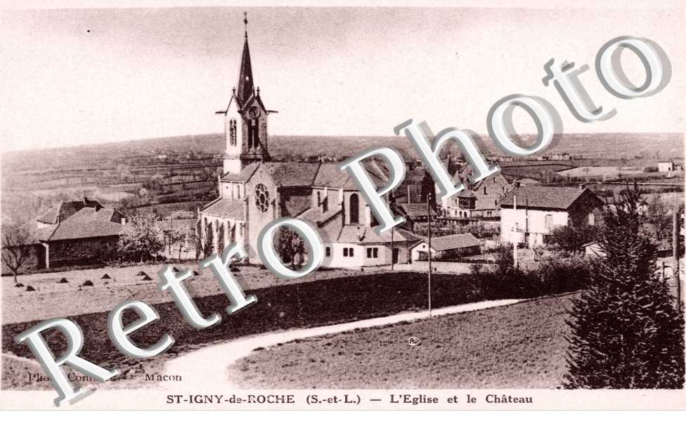 l&#039;eglise et le chateau