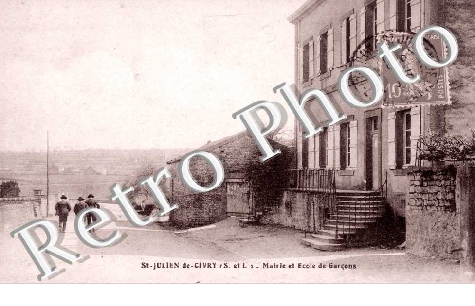 Mairie et ecole de garcons