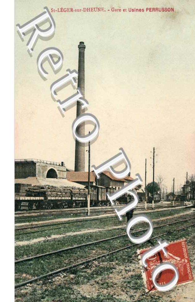 Gare et usines Perrusson (couleur)