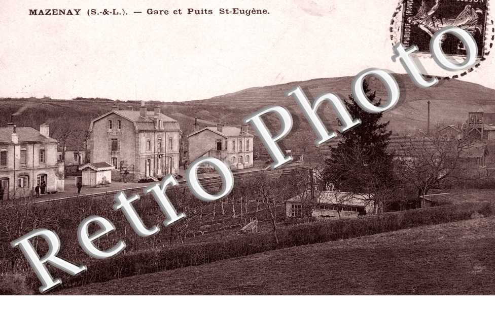 Gare et Puits Saint-Eugene, Mazenay