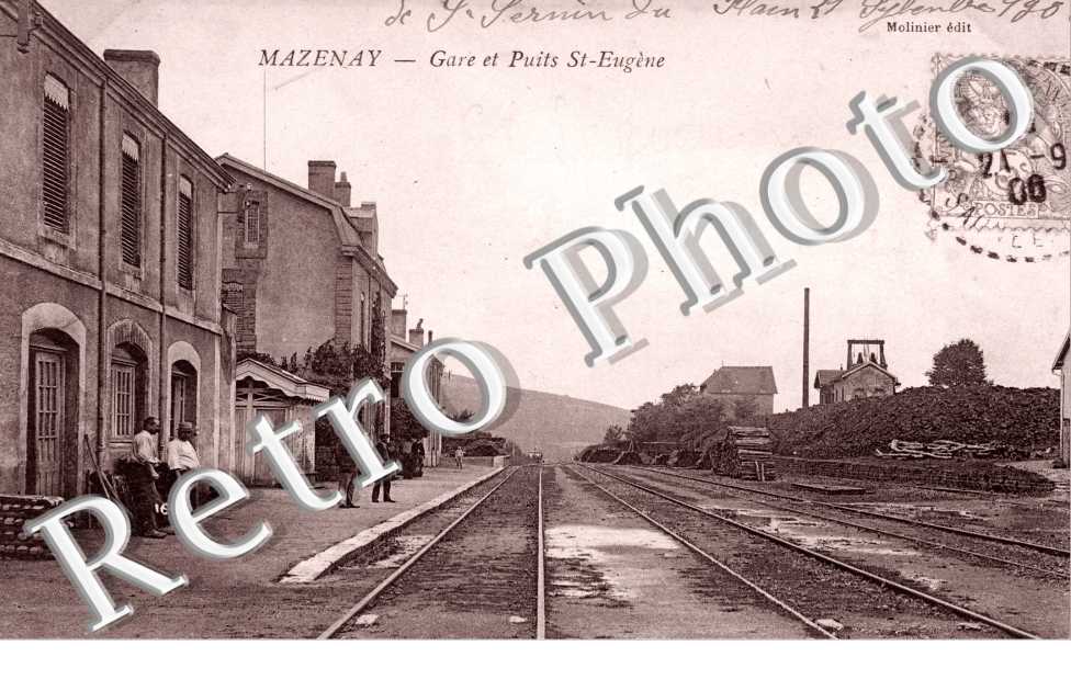 Gare et Puits Saint-Eugene