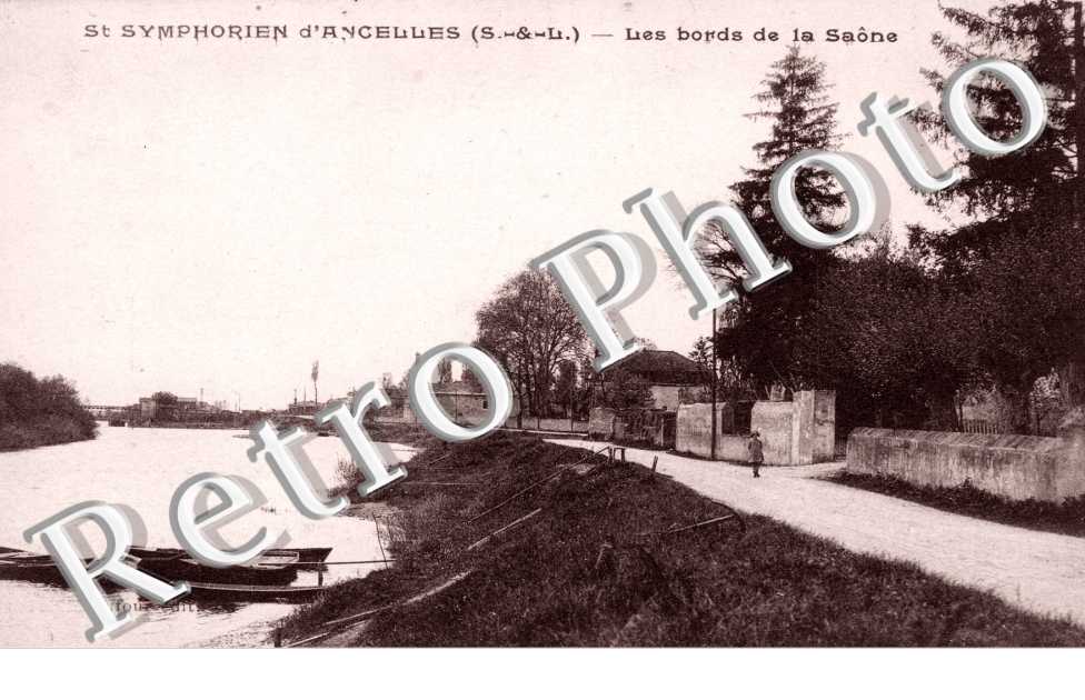 Les bords de la Saone