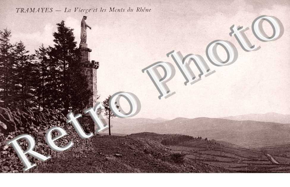 La Vierge et les Monts du Rhone
