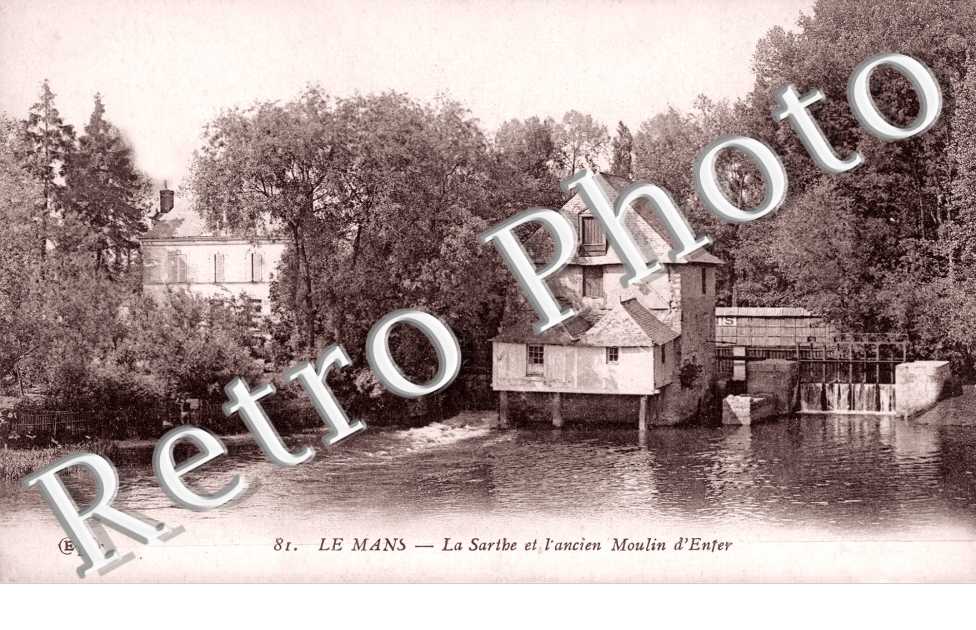 La Sarthe et l'ancien Moulin d'enfer