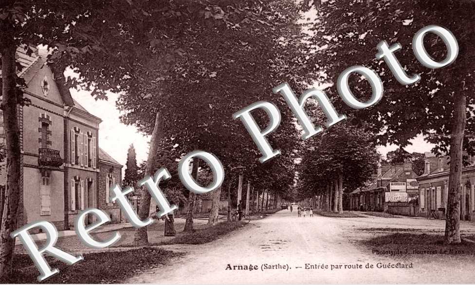 entree par route de guecelard
