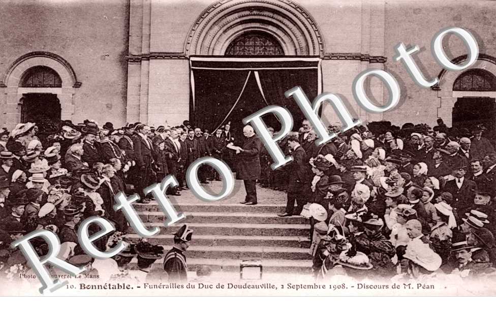 Funerailles du Duc de Doudeauville, 2 septembre 1908, Discours de M. Pean