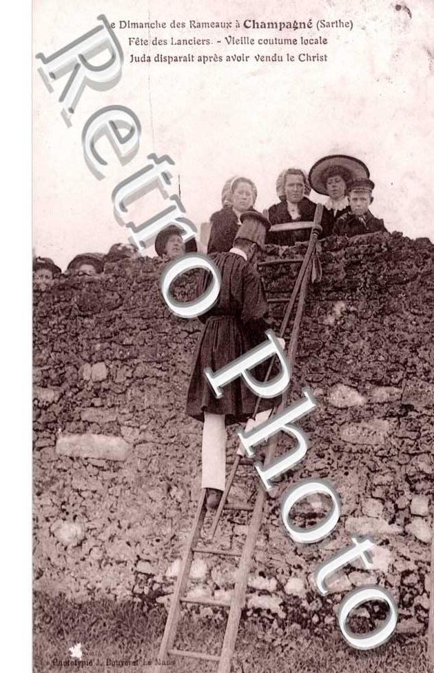 ameaux - Fete des Lanciers TOP CARTE TRES RARE