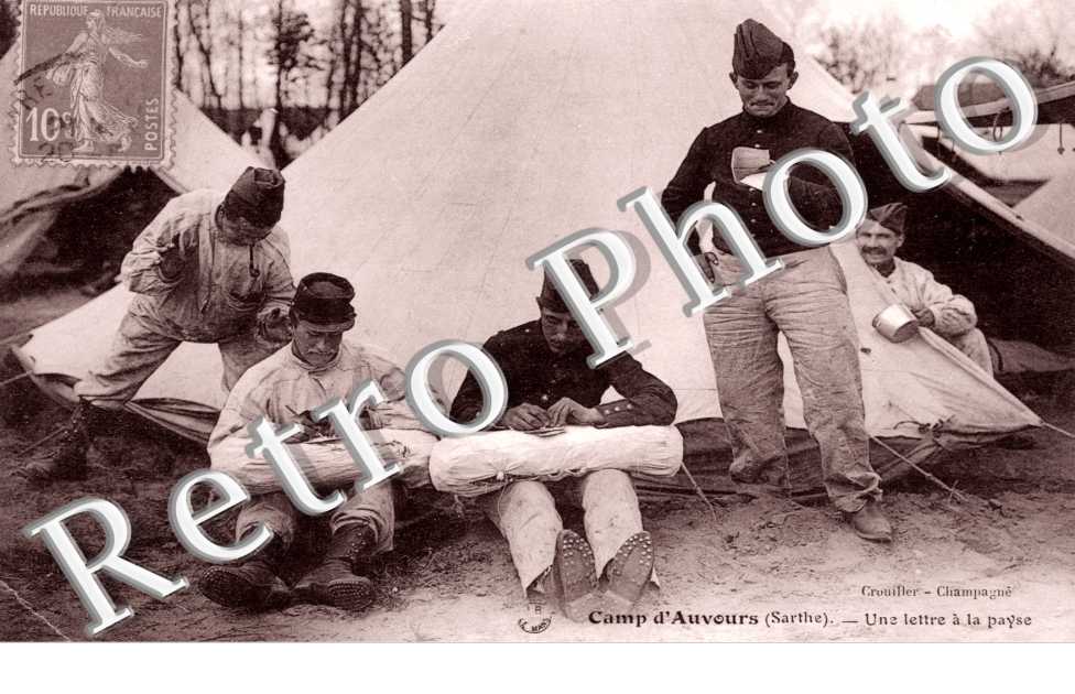 Le Camp d&#039;Auvours, une lettre a la payse