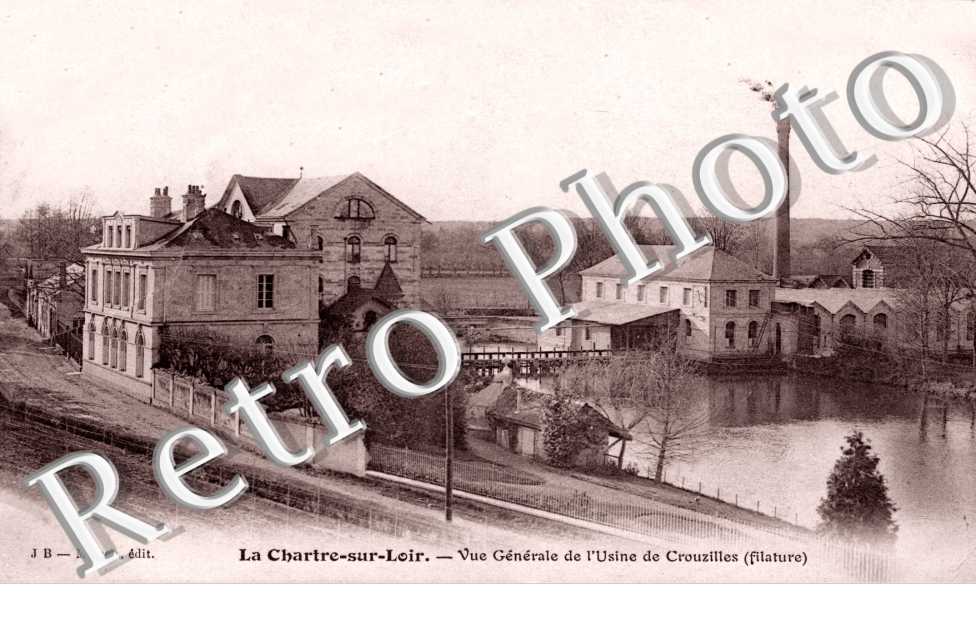 vue generale de l'usine de Crouzilles (filature)