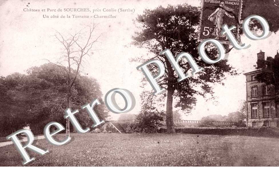 Chateau et parc de Sourches  Charmilles
